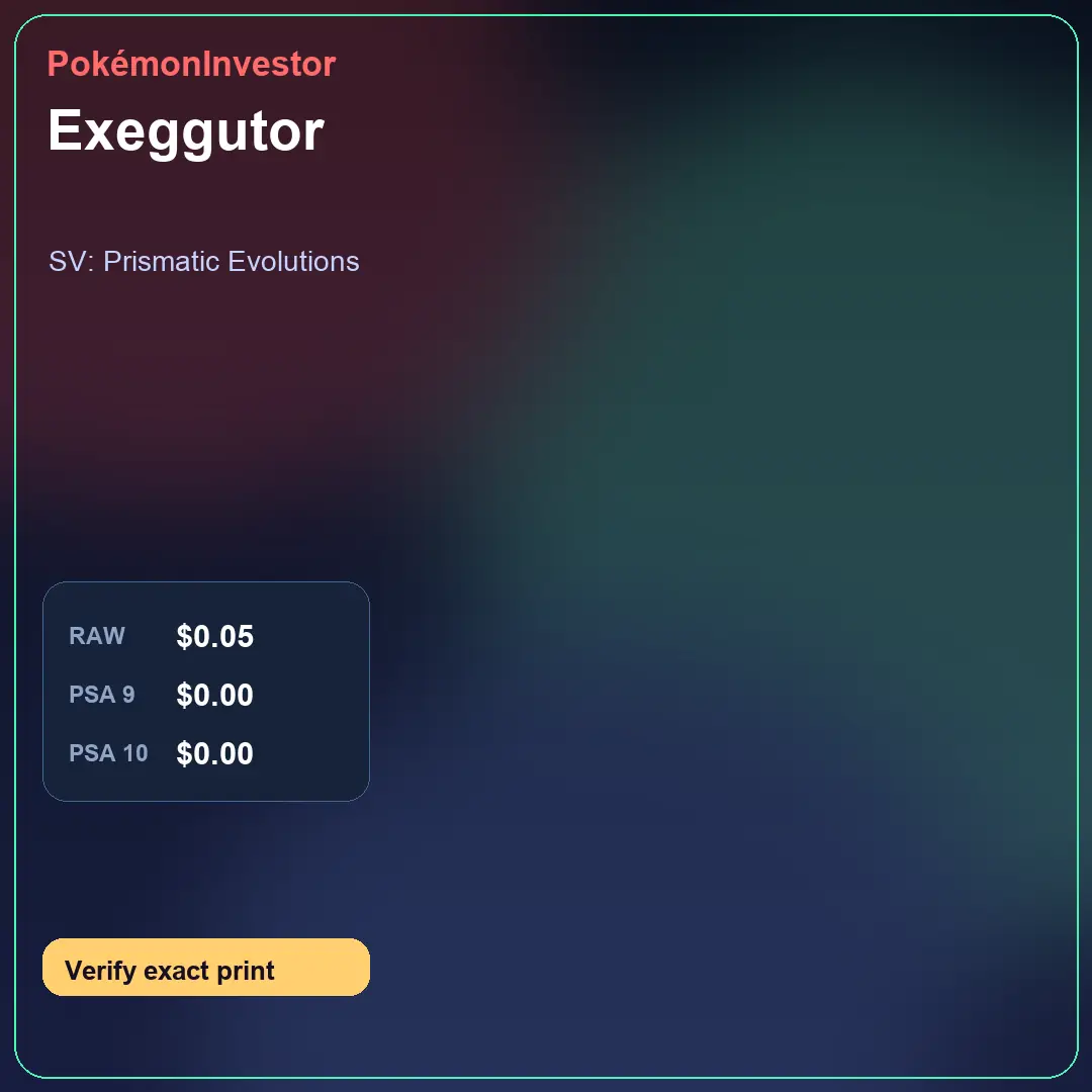 Card research image for Exeggutor