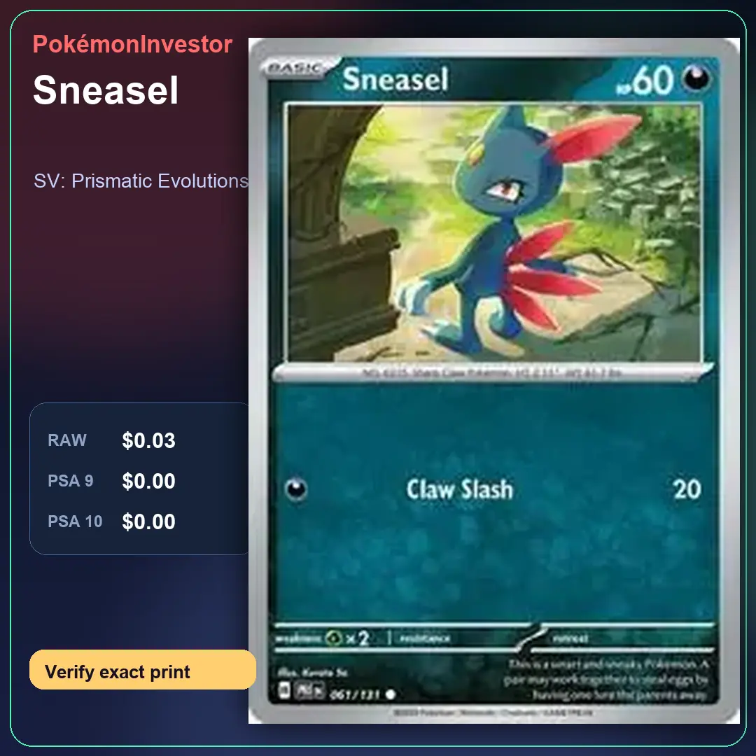 Card research image for Sneasel