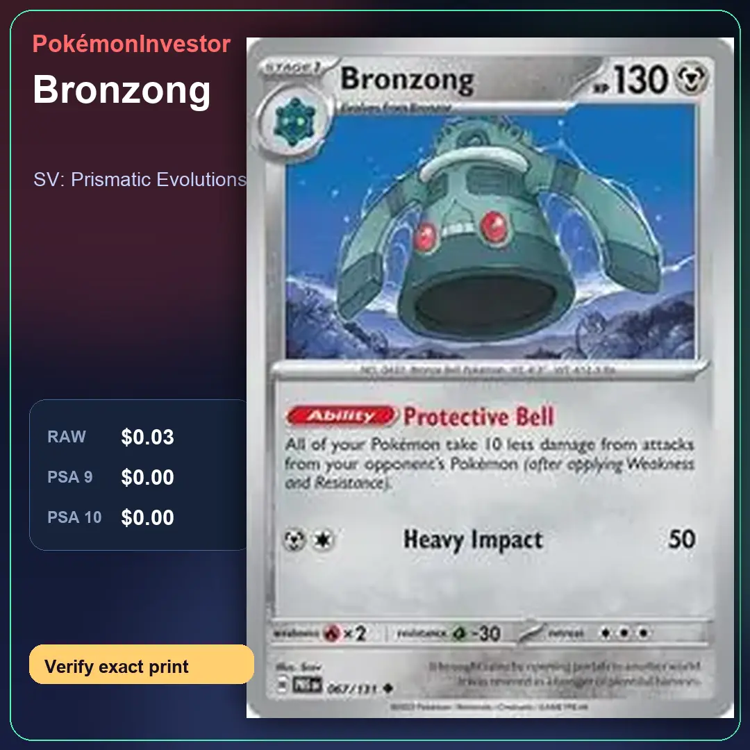 Card research image for Bronzong