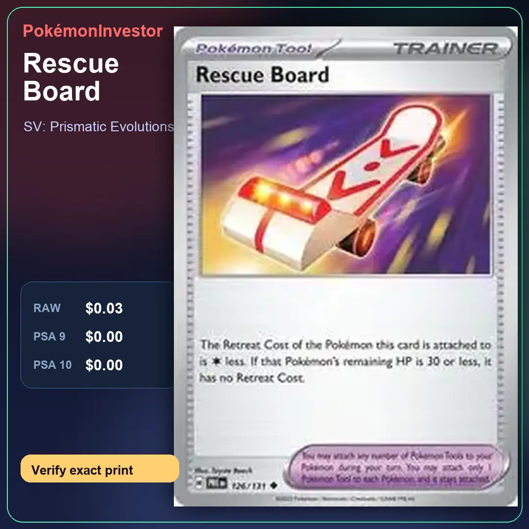 Card research image for Rescue Board