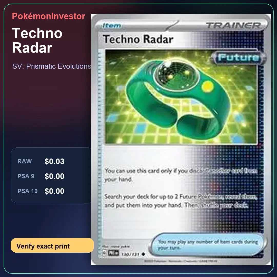 Card research image for Techno Radar