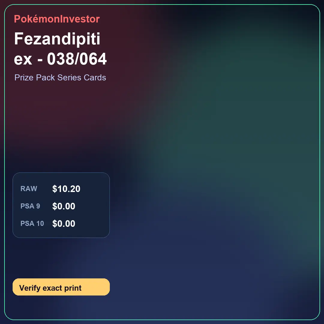 Card research image for Fezandipiti ex - 038/064