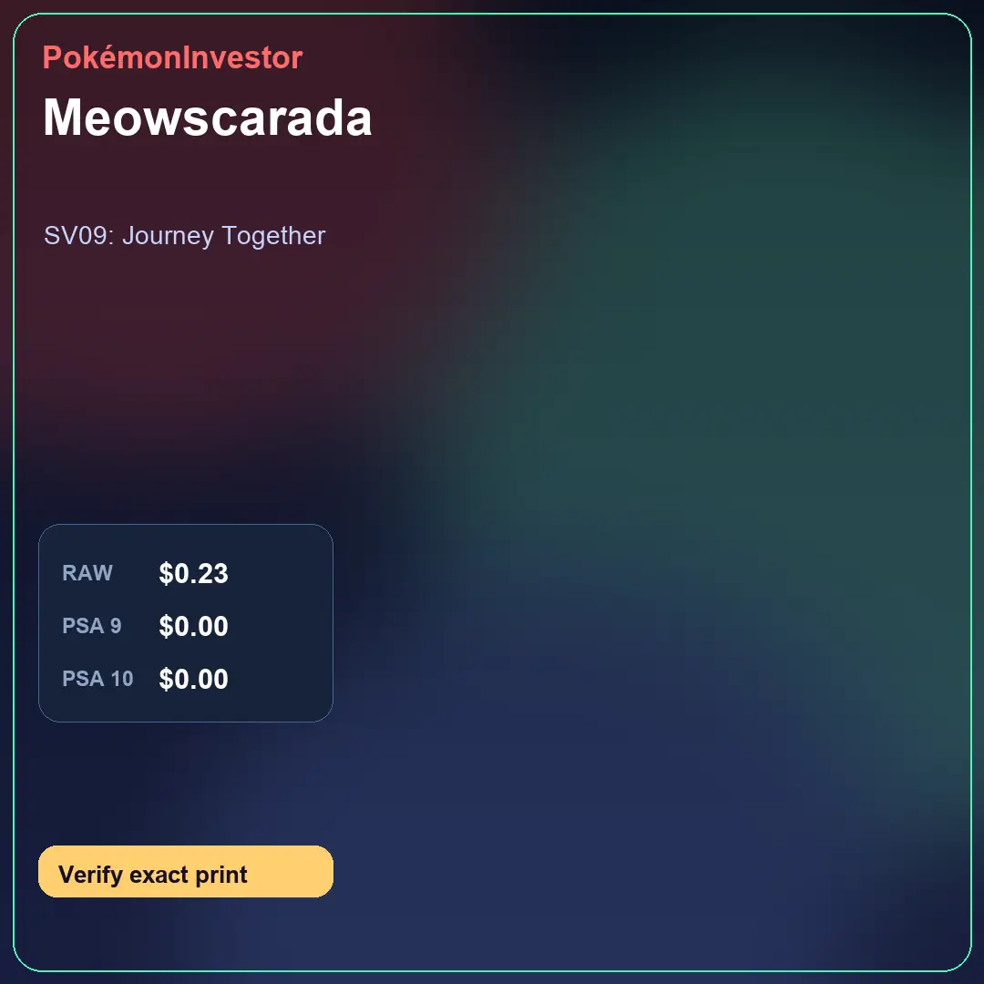 Card research image for Meowscarada
