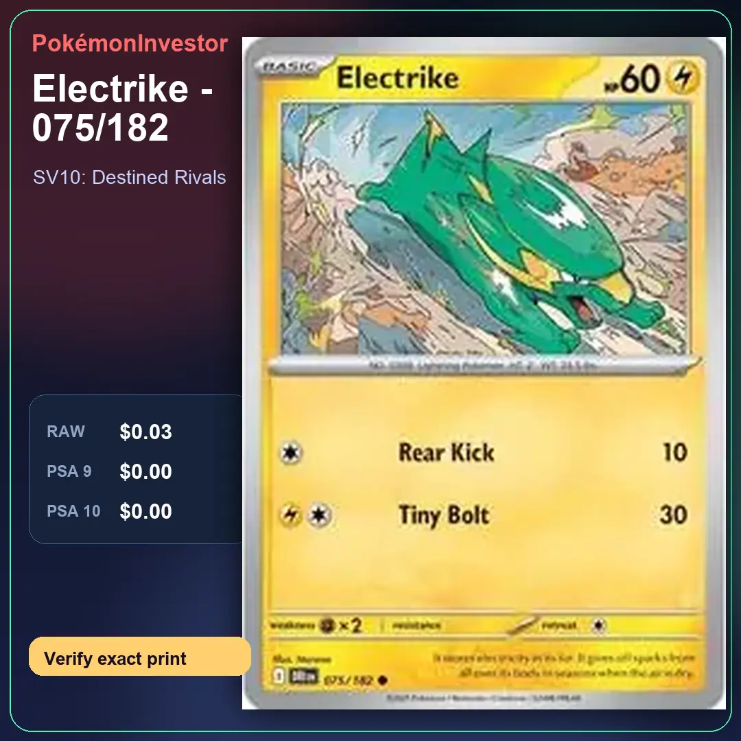 Card research image for Electrike - 075/182