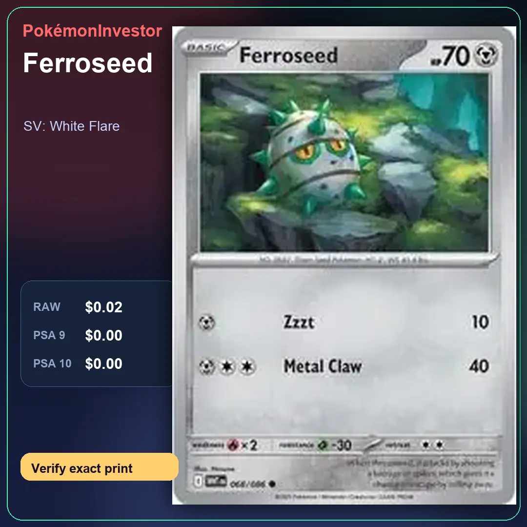 Card research image for Ferroseed