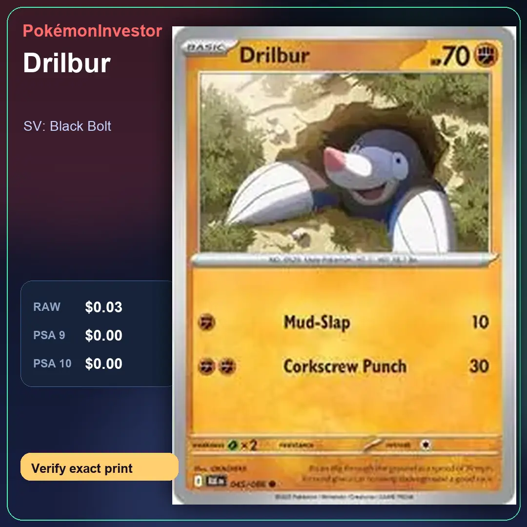Card research image for Drilbur