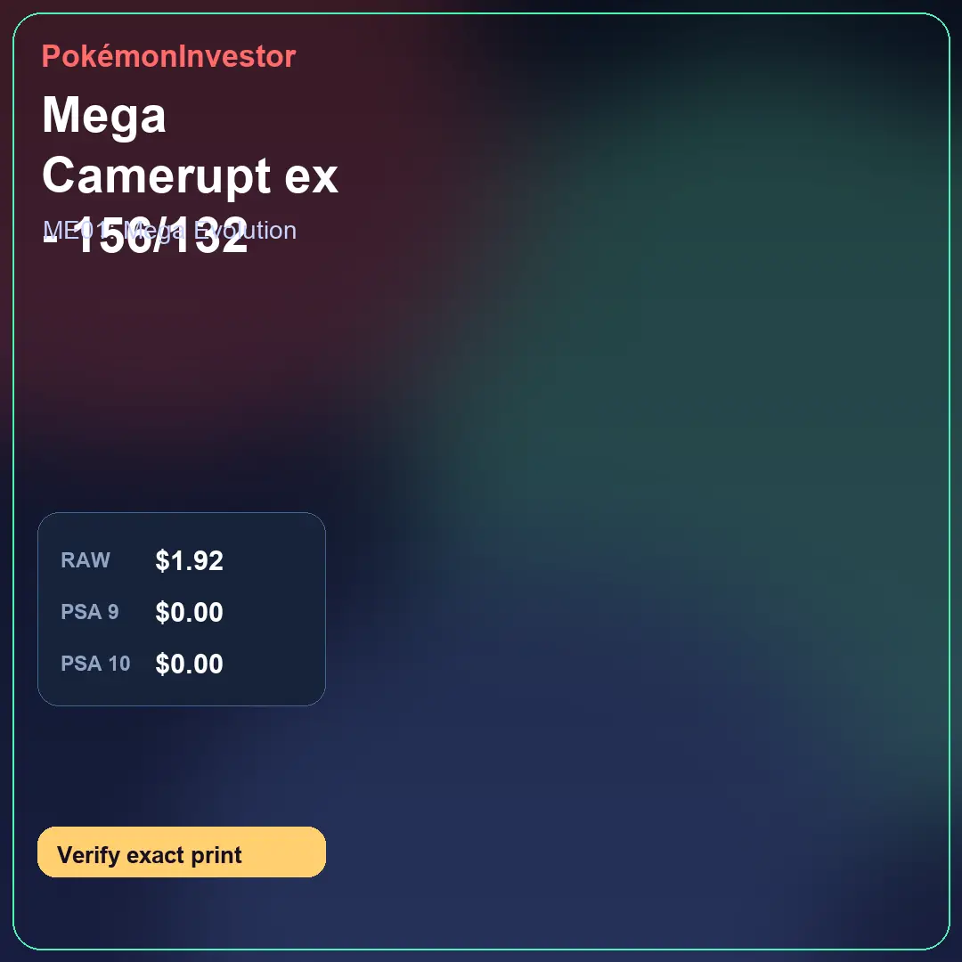 Card research image for Mega Camerupt ex - 156/132
