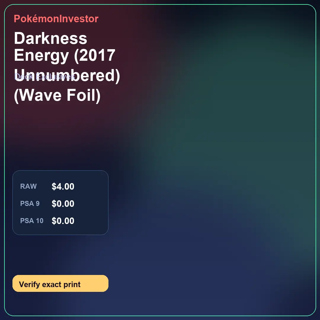 Card research image for Darkness Energy (2017 Unnumbered) (Wave Foil)