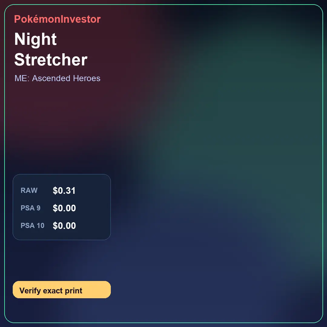 Card research image for Night Stretcher