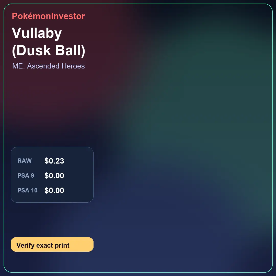 Card research image for Vullaby (Dusk Ball)