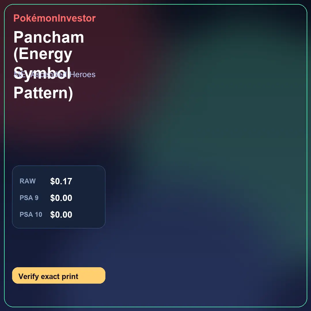Card research image for Pancham (Energy Symbol Pattern)