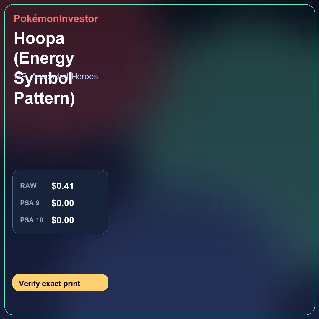 Card research image for Hoopa (Energy Symbol Pattern)