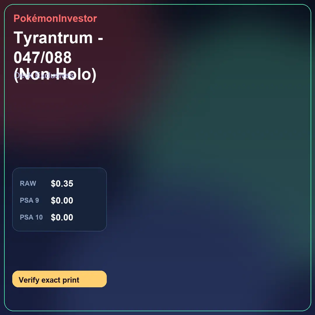 Card research image for Tyrantrum