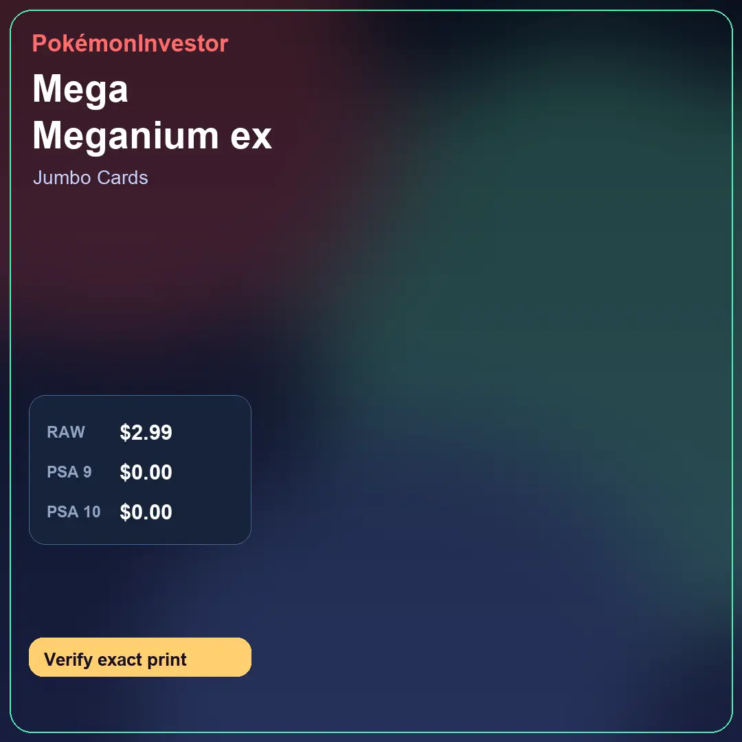 Card research image for Mega Meganium ex