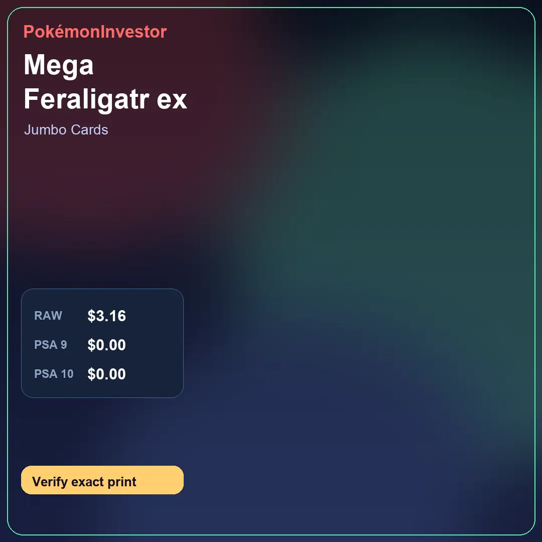 Card research image for Mega Feraligatr ex