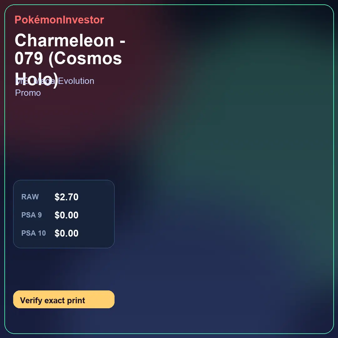 Card research image for Charmeleon - 079 (Cosmos Holo)