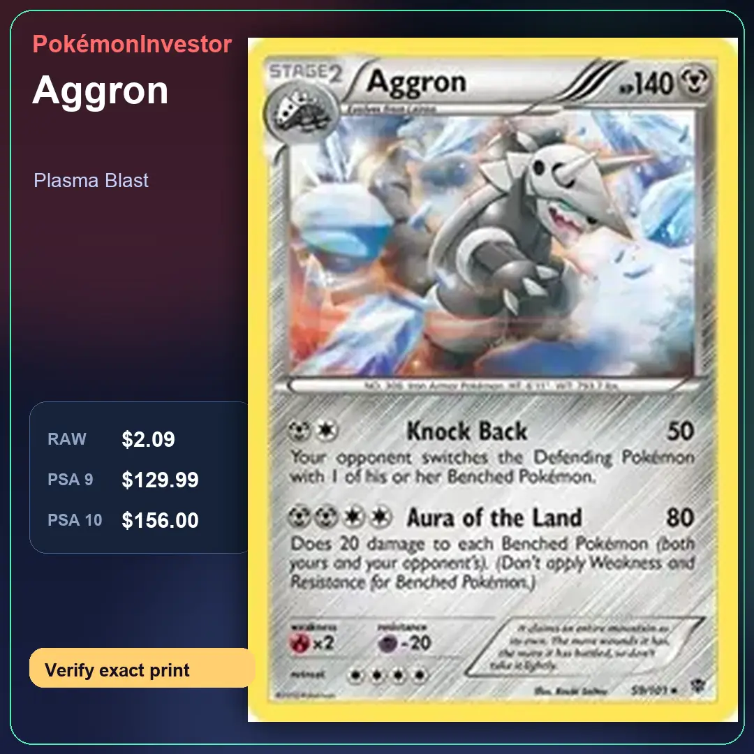 Card research image for Aggron