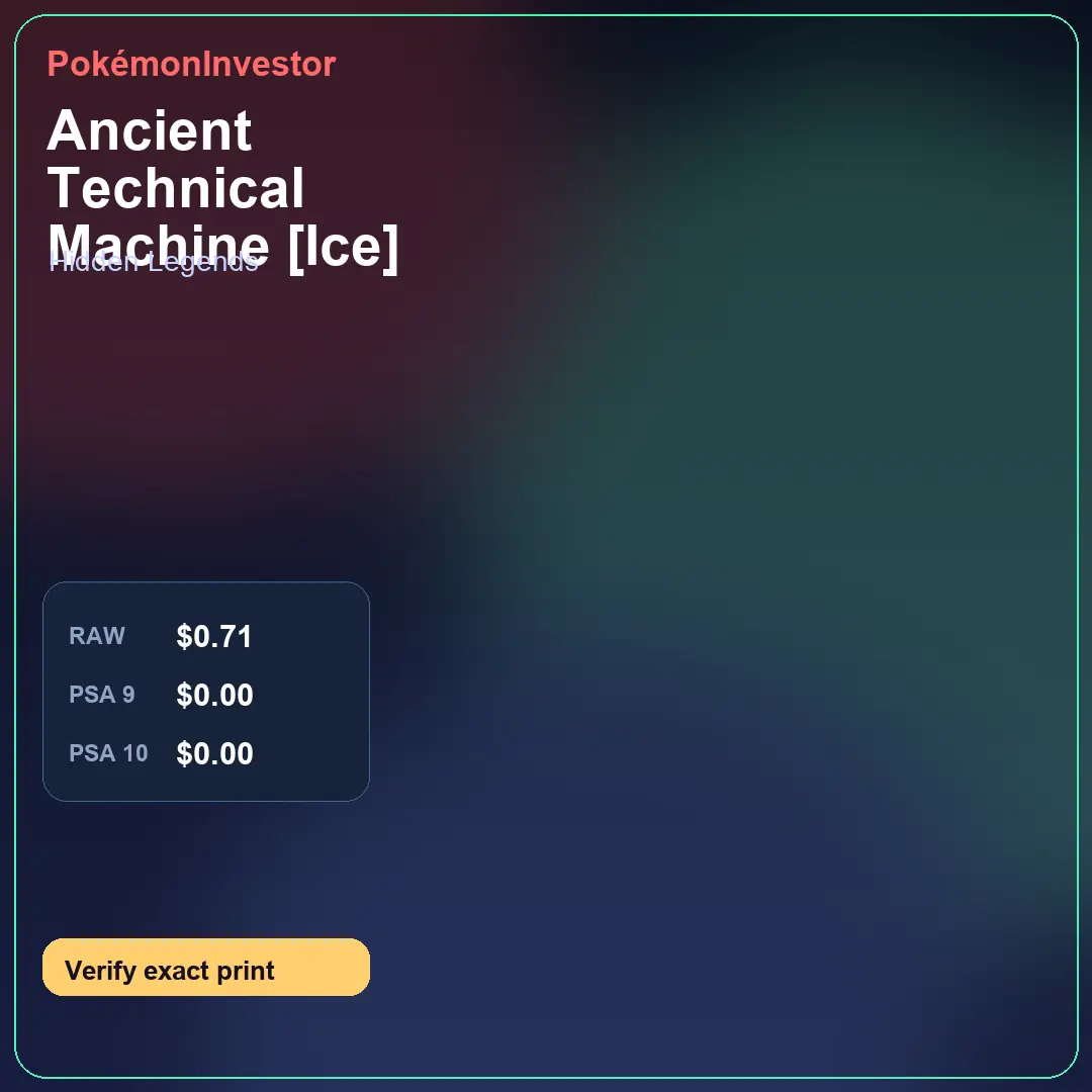 Card research image for Ancient Technical Machine [Ice]
