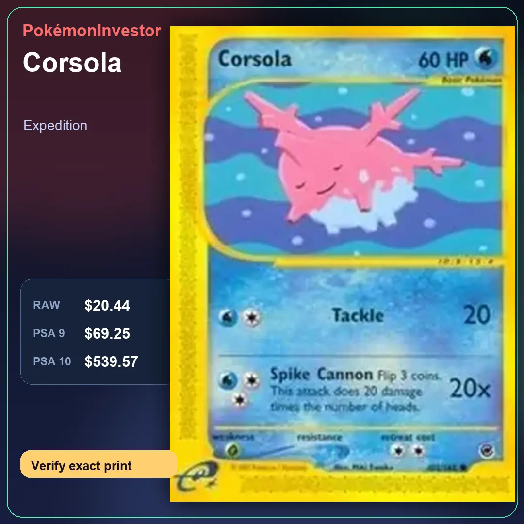Card research image for Corsola