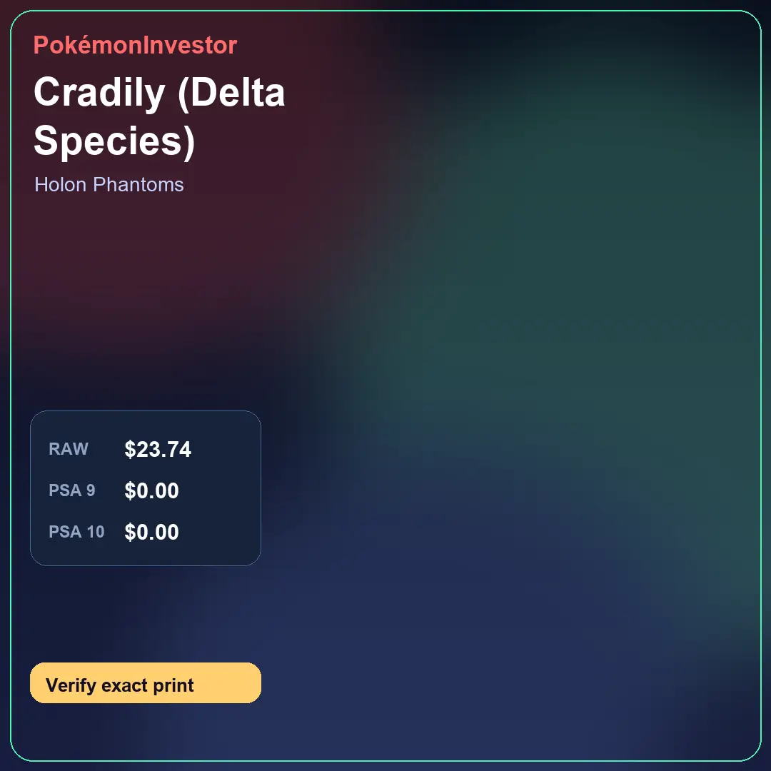 Card research image for Cradily (Delta Species)