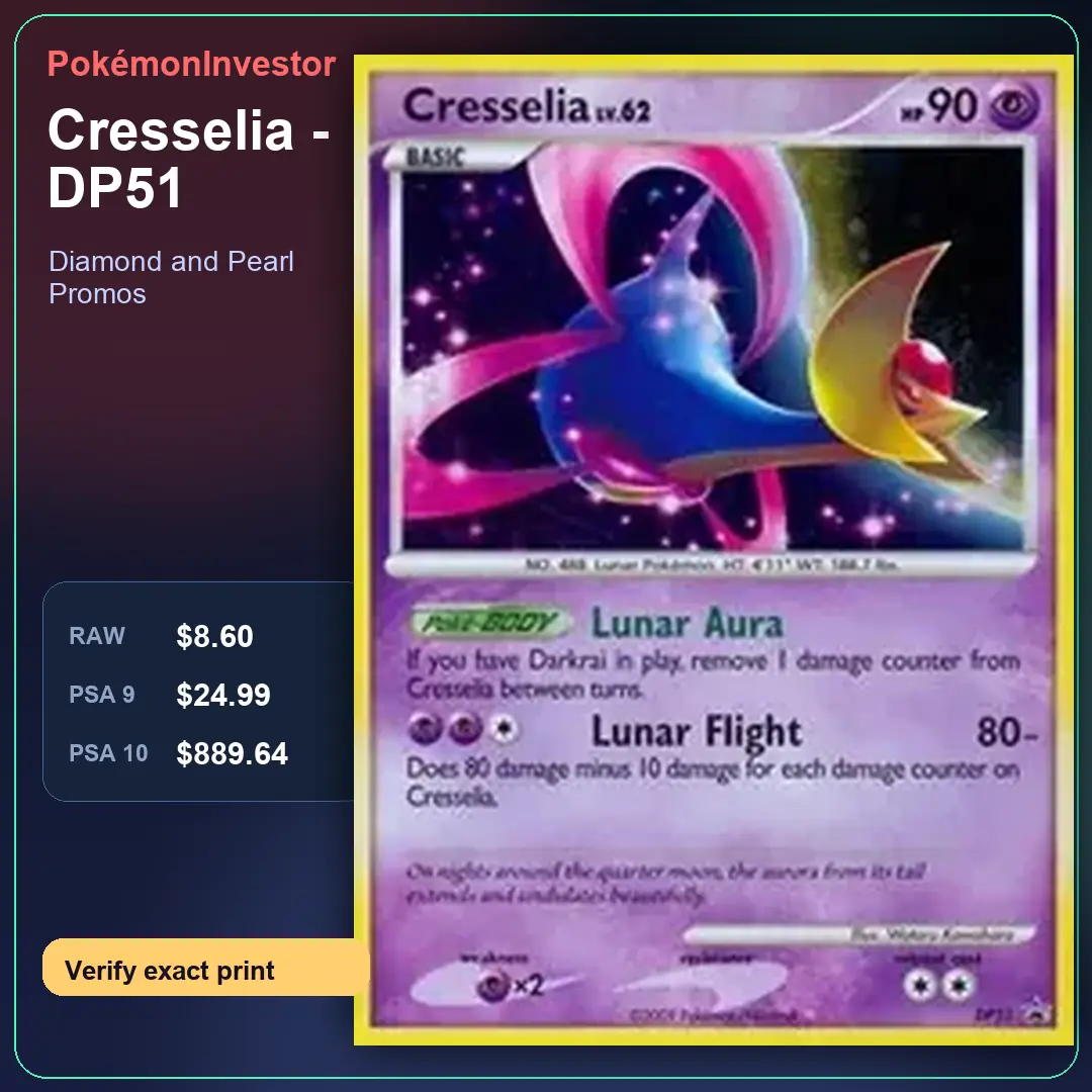Card research image for Cresselia - DP51