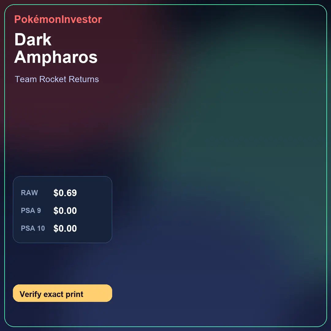 Card research image for Dark Ampharos