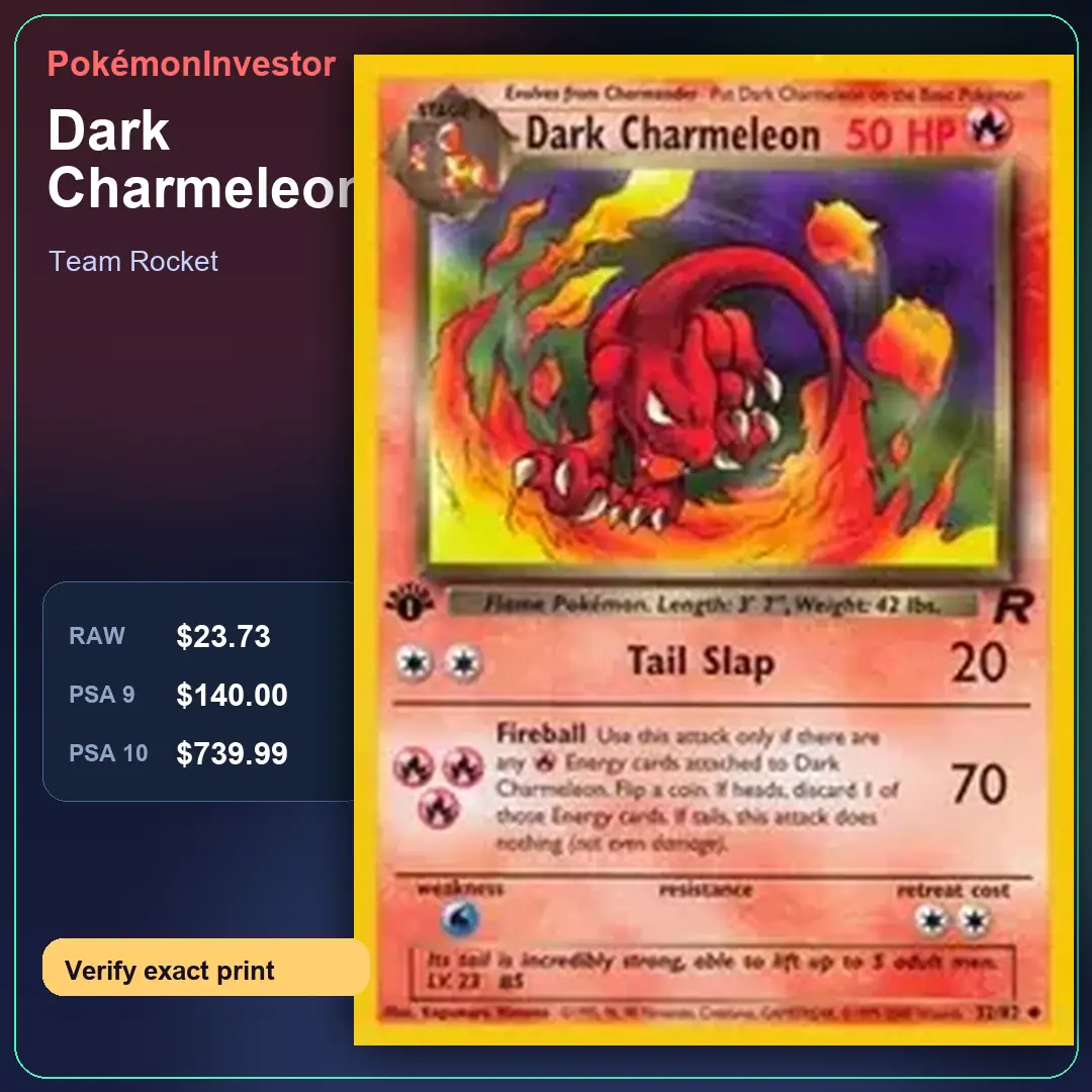 Card research image for Dark Charmeleon