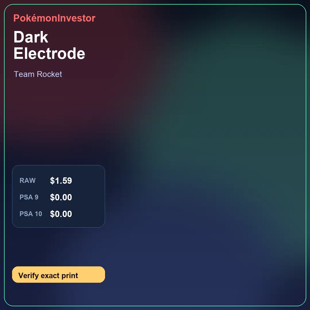 Card research image for Dark Electrode