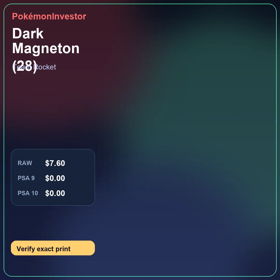 Card research image for Dark Magneton (28)