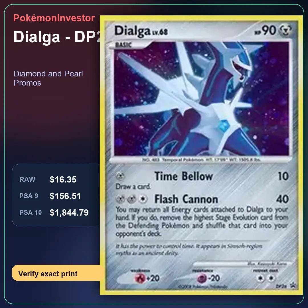 Card research image for Dialga - DP26
