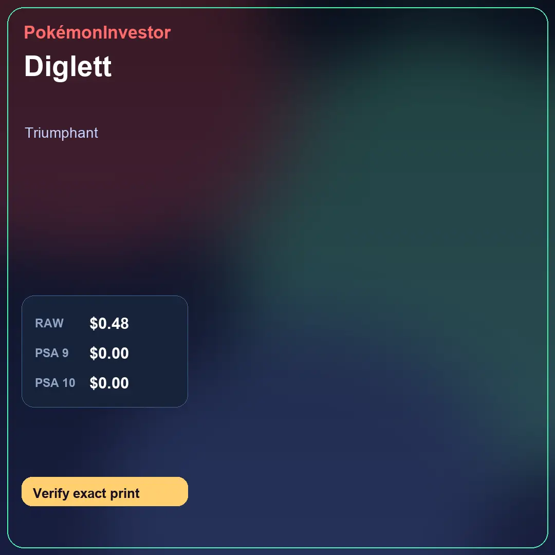 Card research image for Diglett