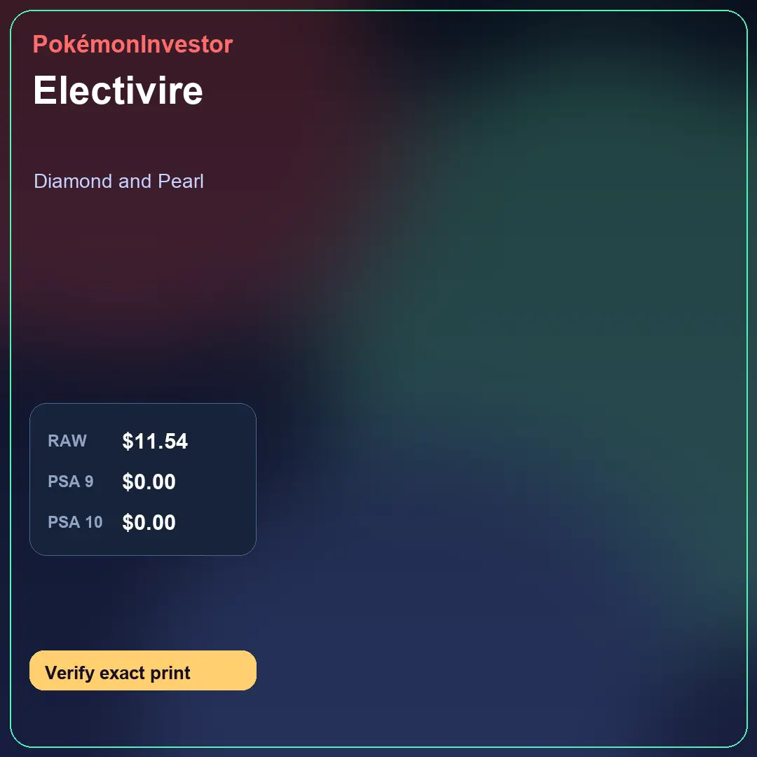 Card research image for Electivire