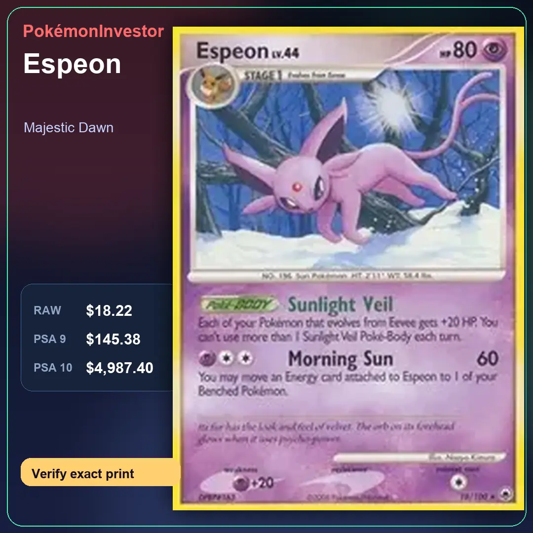 Card research image for Espeon
