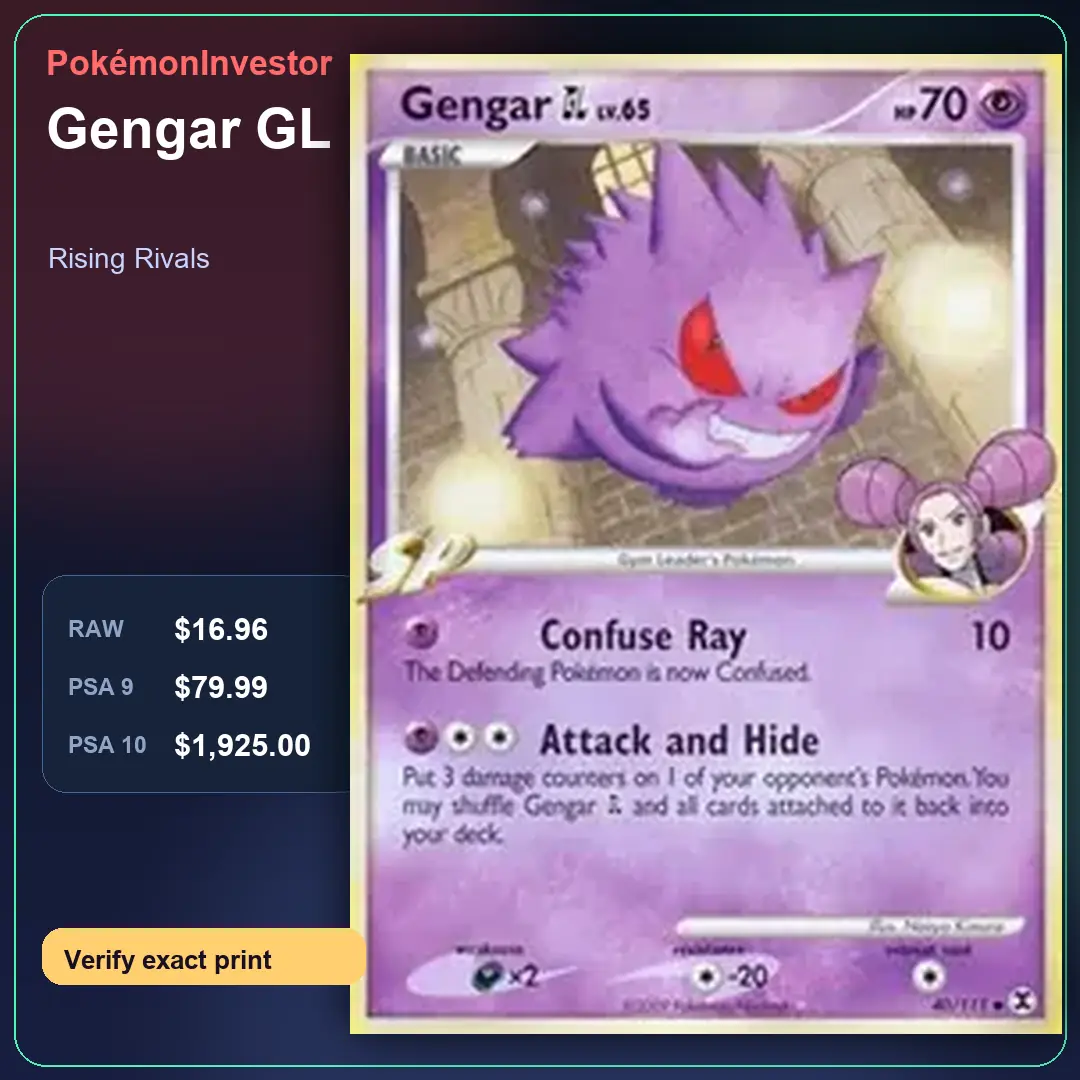Card research image for Gengar GL