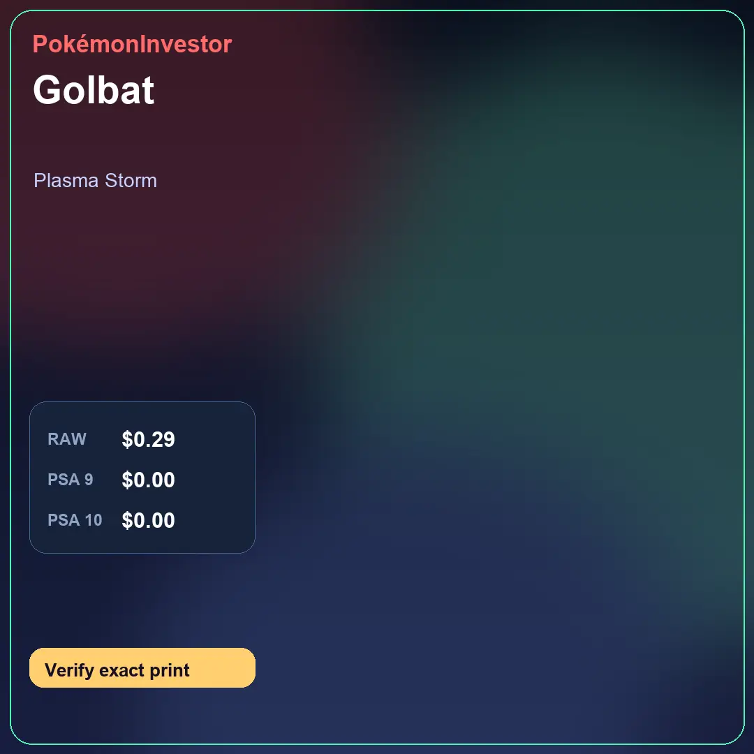 Card research image for Golbat