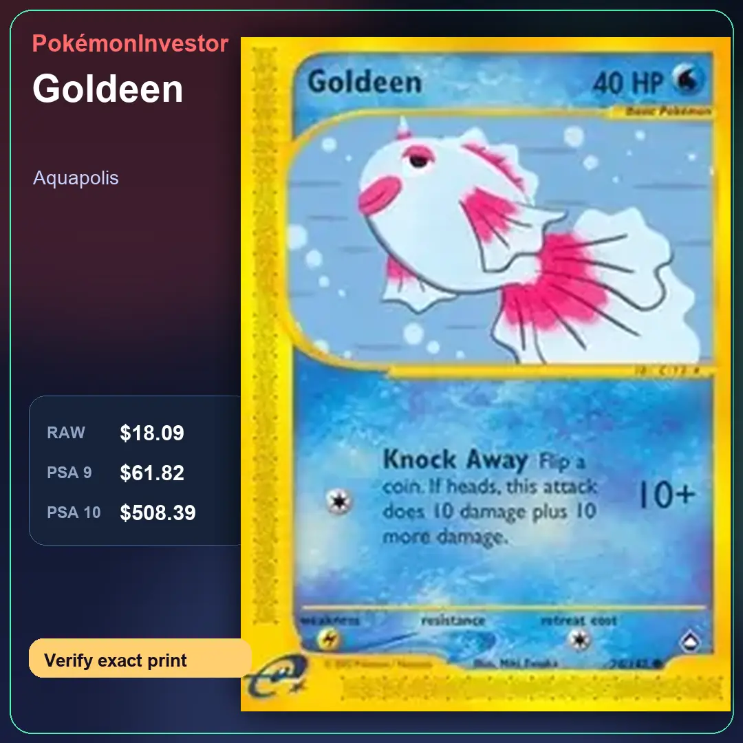 Card research image for Goldeen