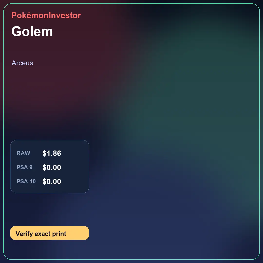 Card research image for Golem