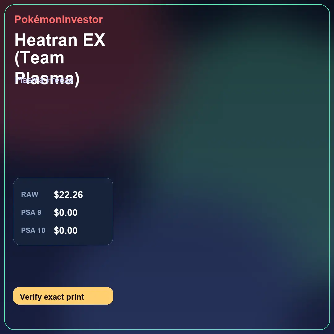 Card research image for Heatran EX (Team Plasma)