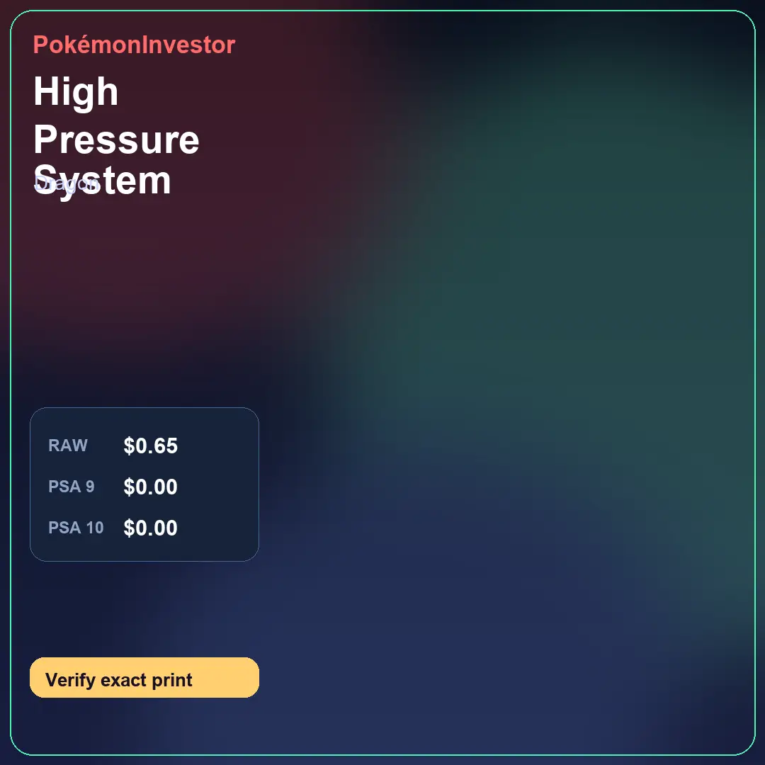 Card research image for High Pressure System