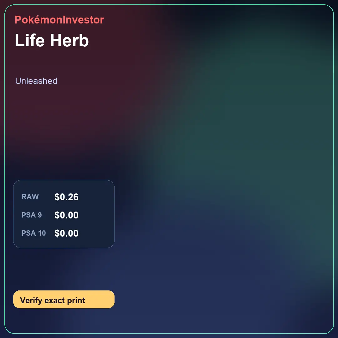 Card research image for Life Herb