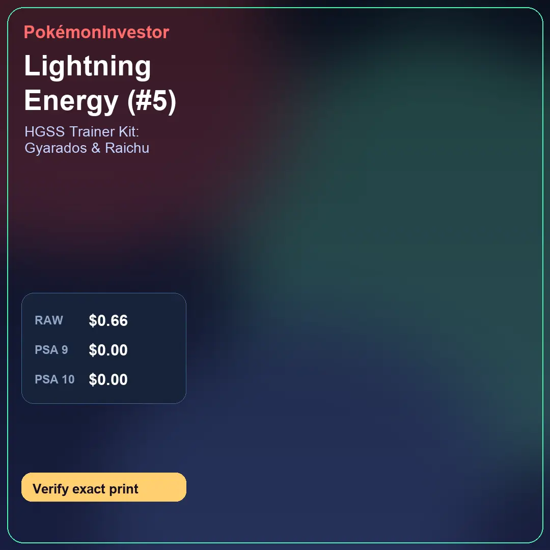 Card research image for Lightning Energy (#5)