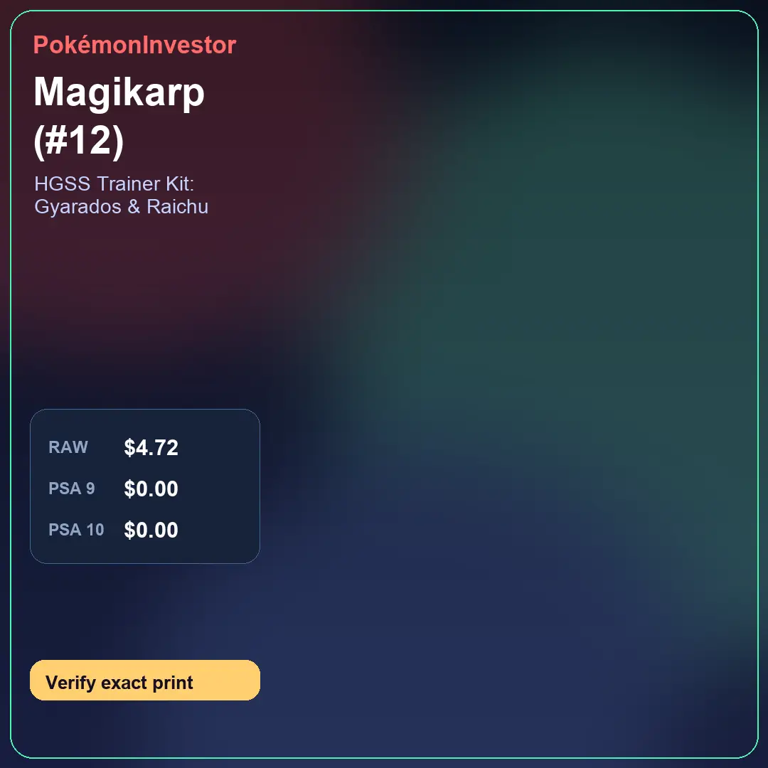 Card research image for Magikarp (#12)