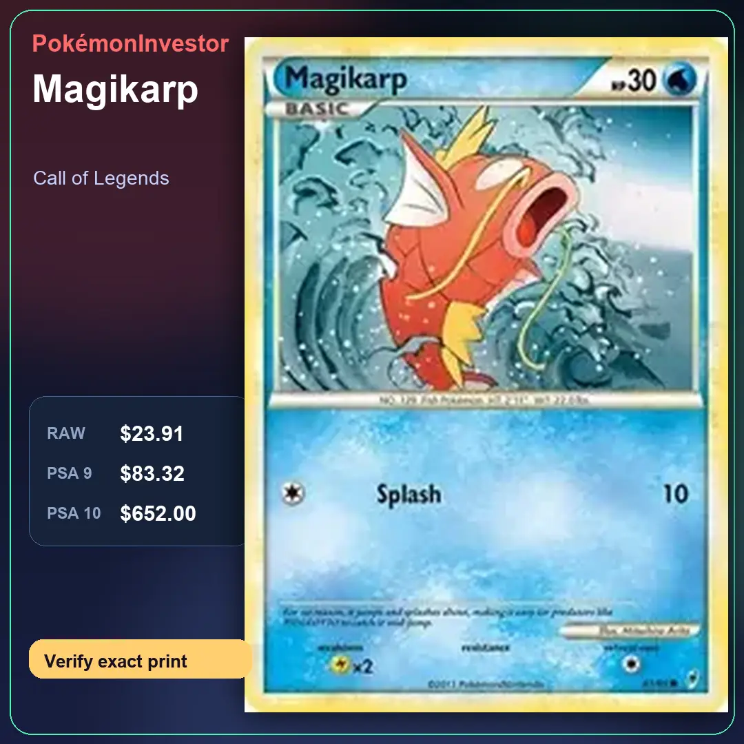 Card research image for Magikarp