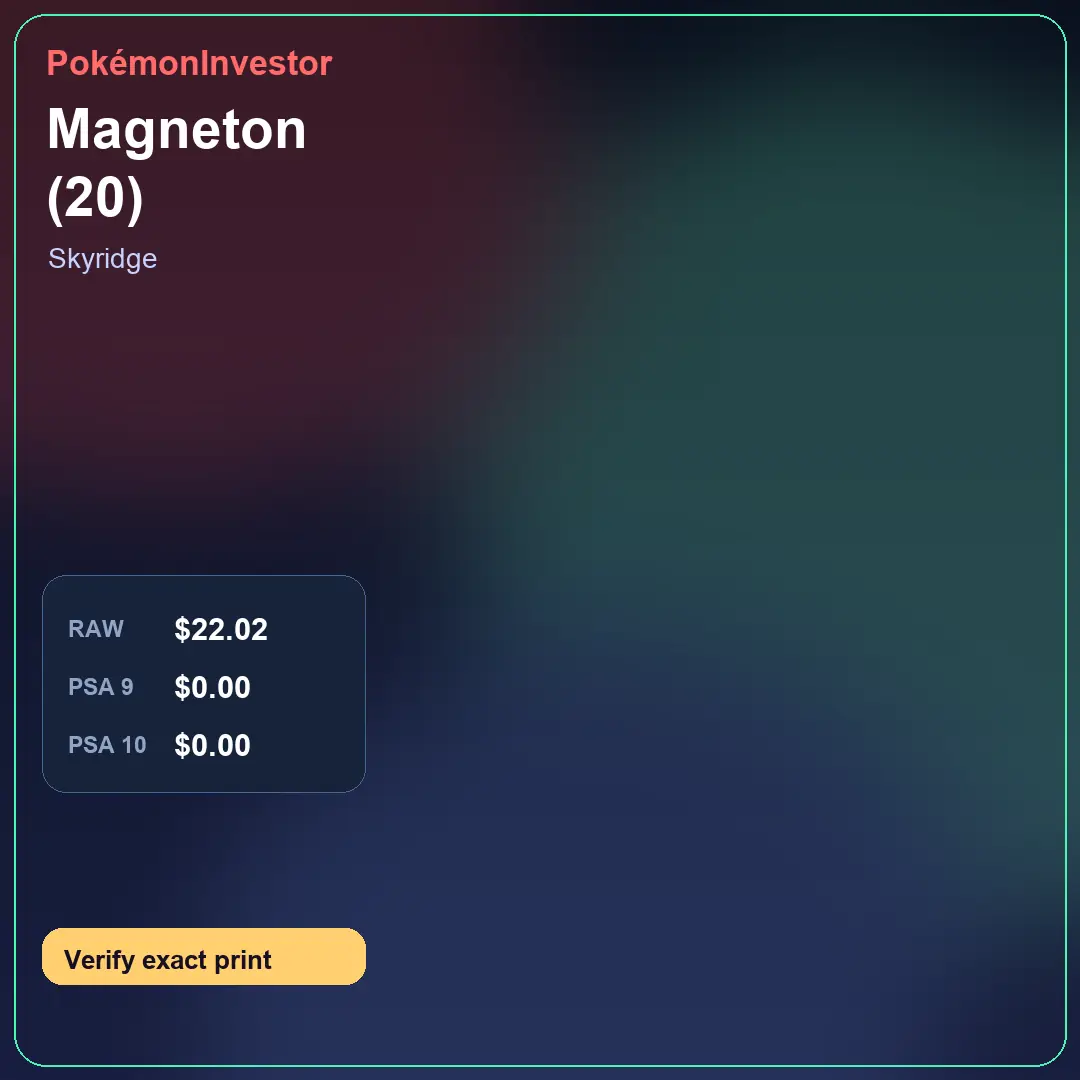 Card research image for Magneton (20)