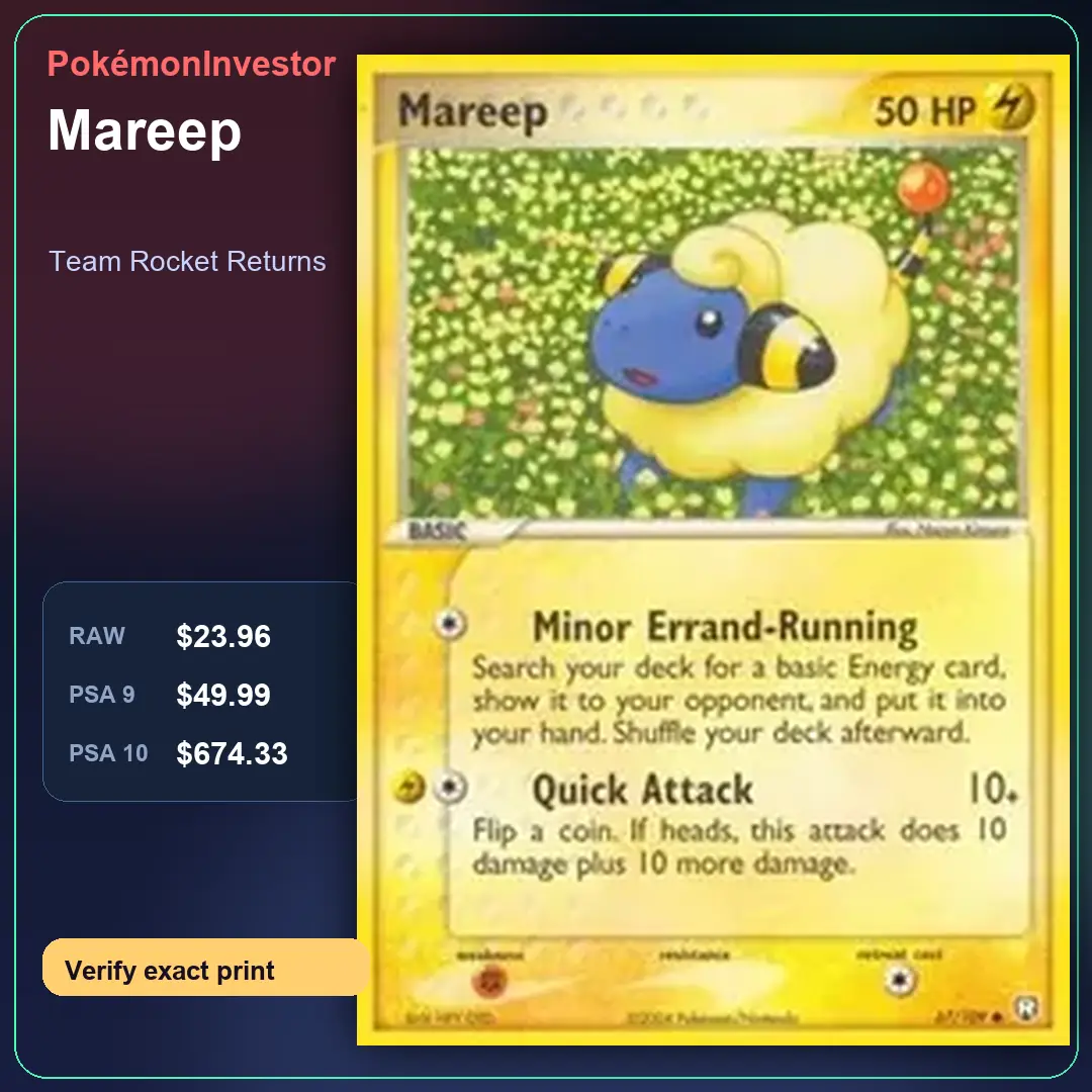 Card research image for Mareep
