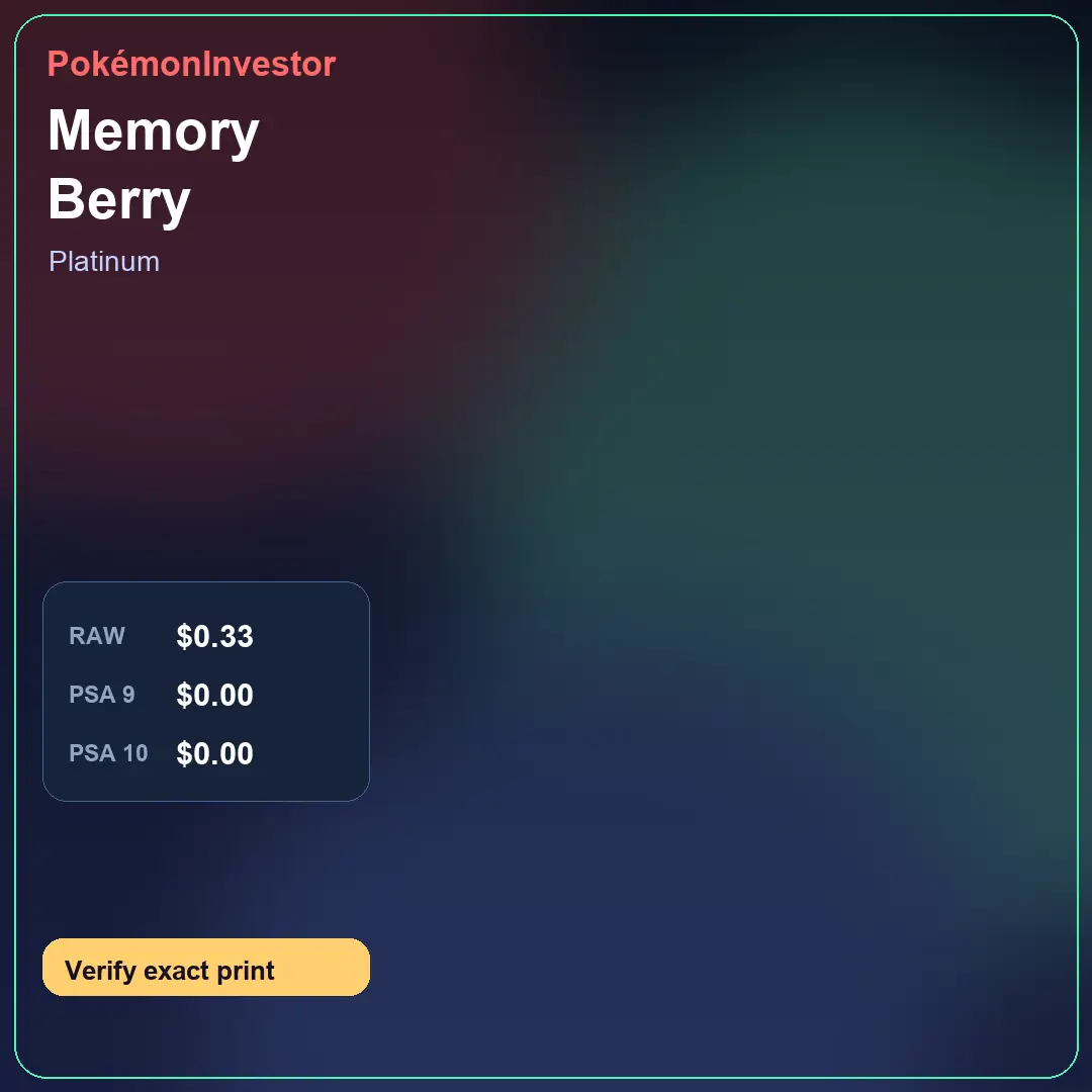 Card research image for Memory Berry