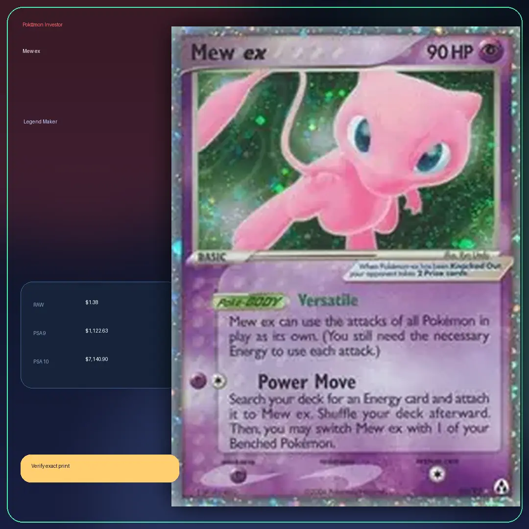 Card research image for Mew ex