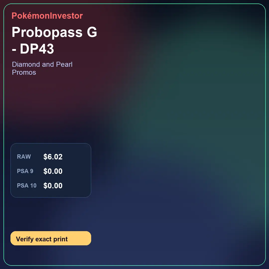 Card research image for Probopass G - DP43