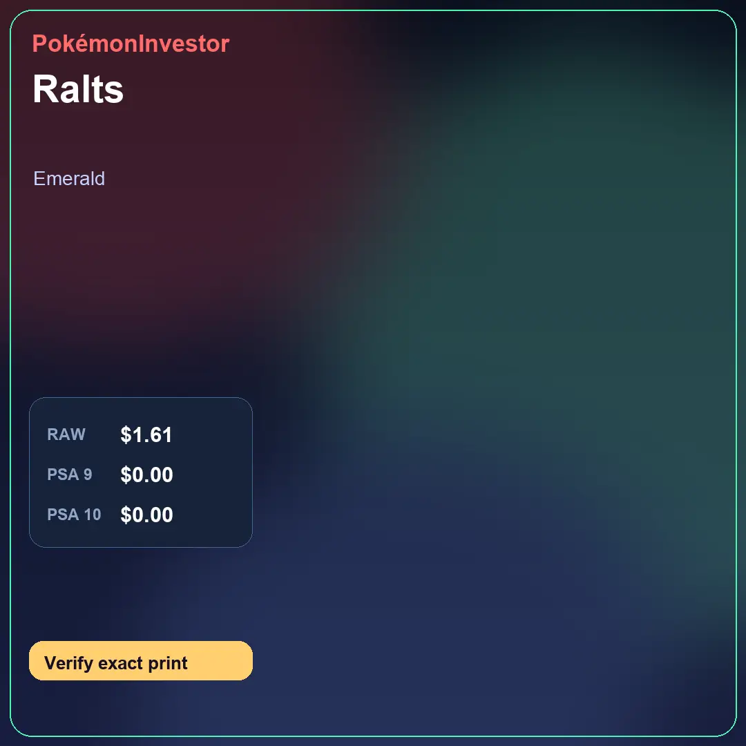 Card research image for Ralts