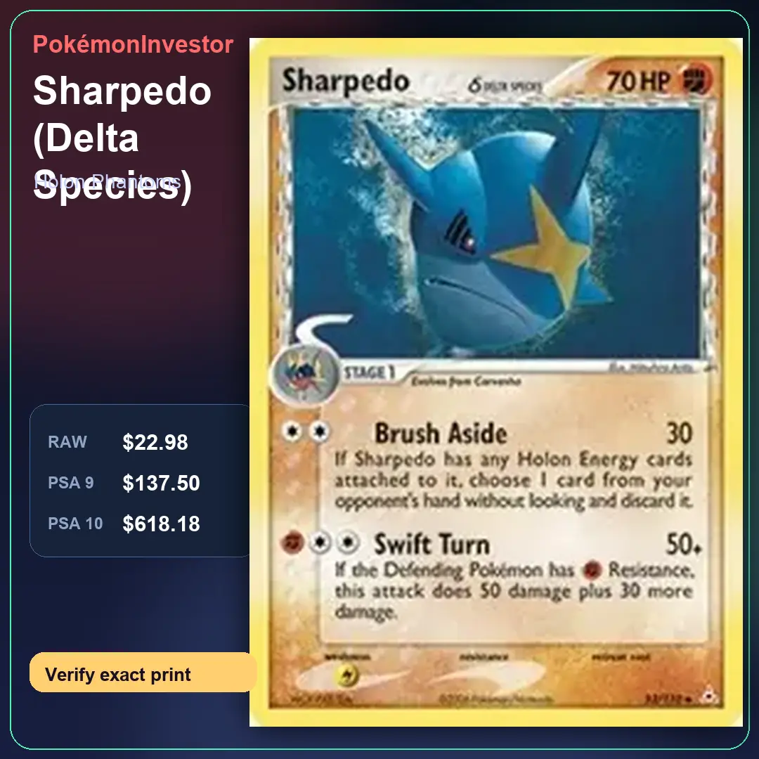 Card research image for Sharpedo (Delta Species)